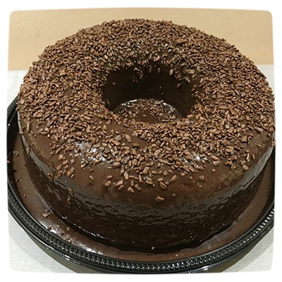 Bolo de Cenoura<br/>com Cobertura